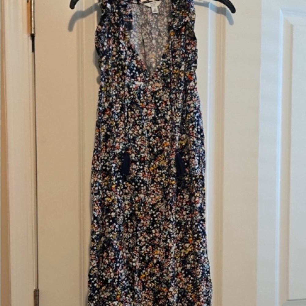Crown & Ivy Multicolor Floral Midi Dress